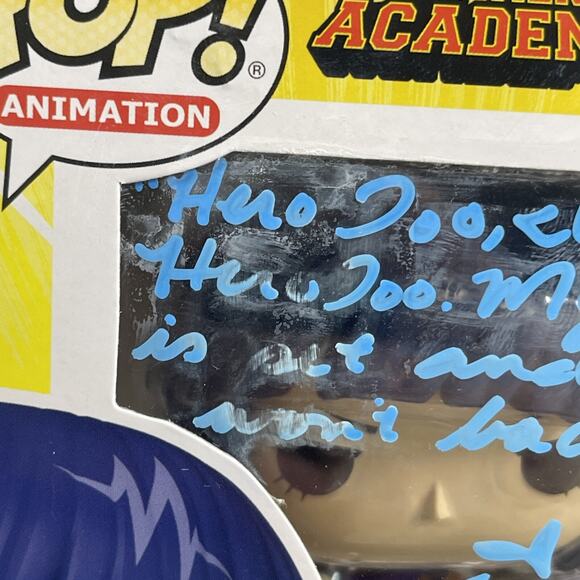Funko Pop My Hero Academia Kyoka Jiro 1151 Trina Nishimura signed Read - Picture 4 of 10